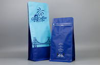Folha de alumínio de grau alimentício Bolsa personalizada para embalagem Reforço lateral Alimentos secos em pó Sacos de café com especiarias