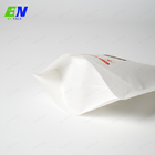 O empacotamento de alimento de papel Doypack Kraft do saco de papel branco amigável de Eco está acima do saco