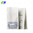 Malote autoadesivo do café do saco feito sob encomenda de Logo Flat Bottom Coffee Packaging com válvula de ar