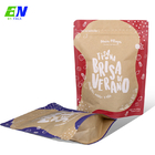 O PLA do saco do empacotamento de alimento de Biodegrdable laminou sacos de papel Resealable de Kraft