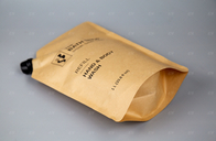 O saco do malote do bico do papel de embalagem personalizou o tamanho e o projeto para Juice Liquid Packaging