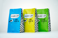Projeto personalizado malote inferior liso do papel de embalagem para o empacotamento diário dos feijões de café do alimento