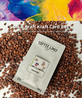 Matt Surface Flat Bottom Bag com umidade do zíper - prova para feijões de café