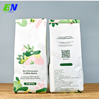 Saco de café lateral biodegradável amigável do reforço do papel de embalagem de saco de café de Eco com Tin Tie