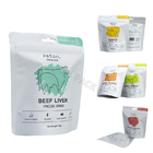 Material liofilizado do PE do produto comestível do malote dos alimentos para animais de estimação da folha de alumínio