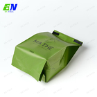 Café plástico lateral impresso feito sob encomenda do papel de embalagem do reforço do empacotamento de alimento que empacota Tin Tie Bag With Valve