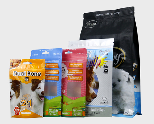 Umidade do saco dos alimentos para animais de estimação do plástico da folha de alumínio - resistência de choque da prova